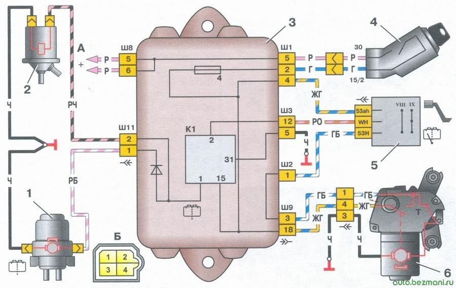 Реле Дворников Ваз 2114 Где Находится Фото